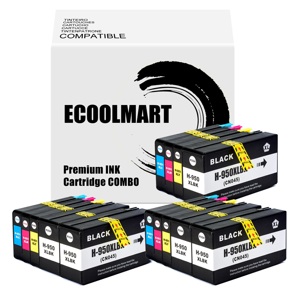 14PK Ink Cartridges replace for HP 950XL 951XL Officejet Pro 8640 251dw 8615