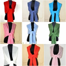 100% Cashmere Wool Scarf Wrap Shawl Wool Pashmina GIFT Nepal Various Colours