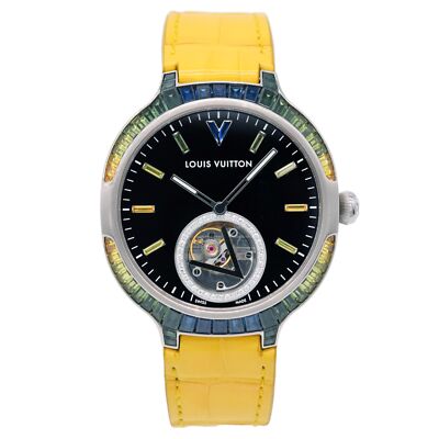 Louis Vuitton Tourbillon S55682 1/1 White Gold Automatic Watch | eBay