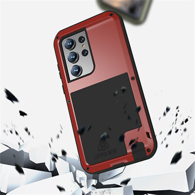 For Samsung Galaxy S26 Ultra S25 FE S24 S23 Rugged Heavy Shockproof Metal Case