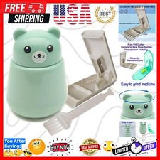 Adorable 2-Pack Pill Crusher  Grinder - Crush Pills into Fine Powder Easily