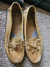 Clarks Tan Womens Loafers