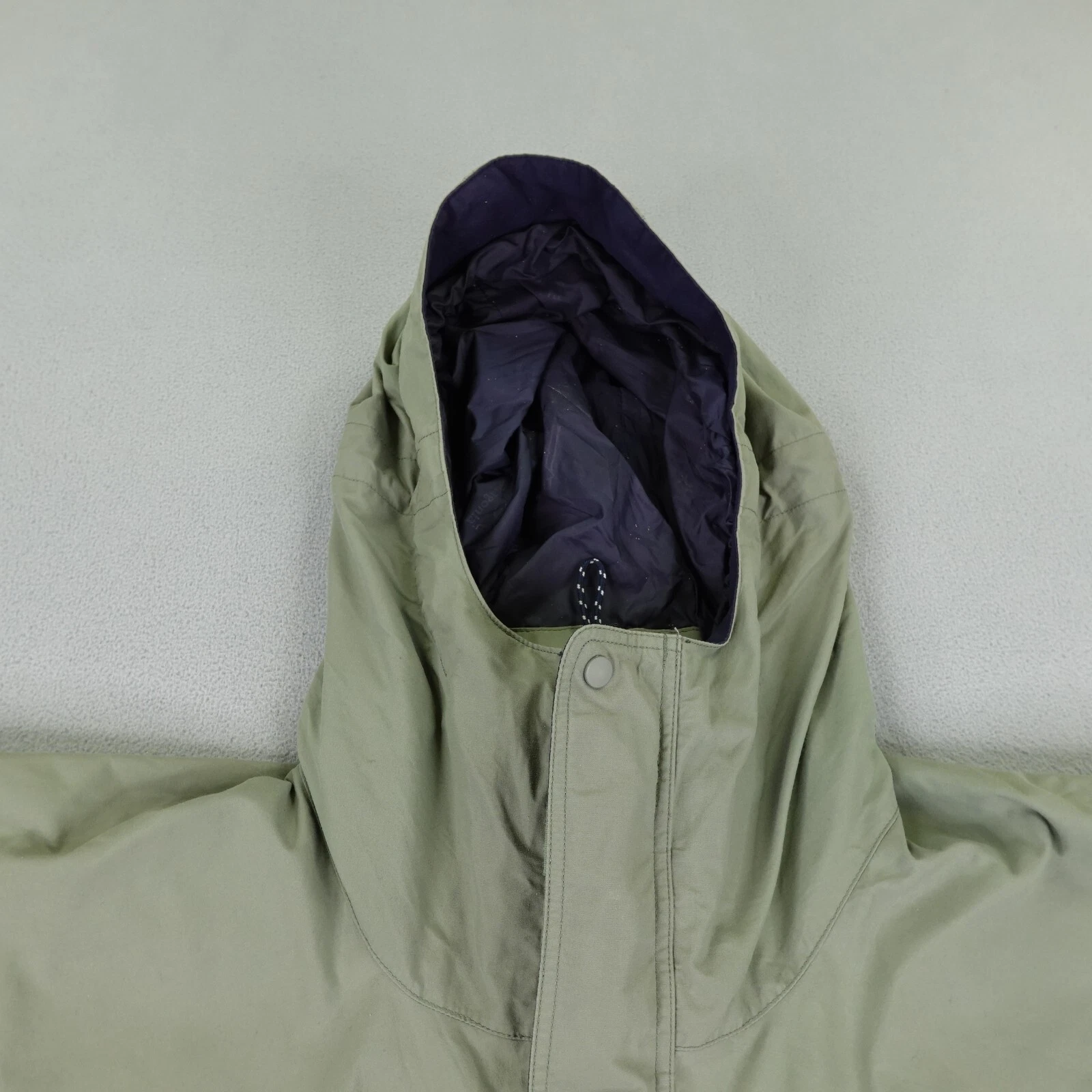 patagonia vintage storm coat rain windbreaker zip up 90s jacket