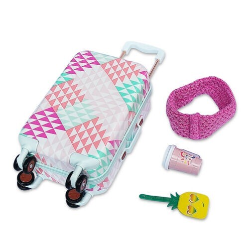 AMERICAN GIRL DOLL EXPLORE MORE LUGGAGE SET NEW IN BOX RETIRED SEALED