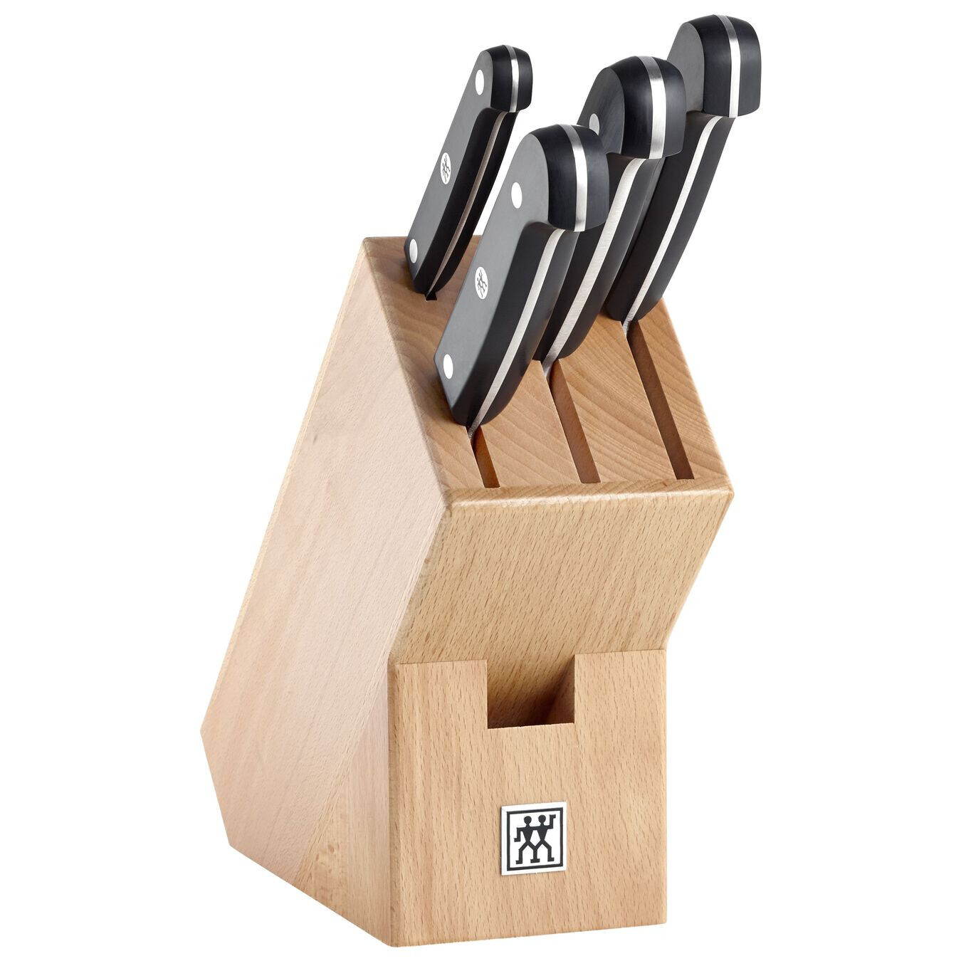 Zwilling Gourmet Messerblock Holz bestückt mit 4 Messern