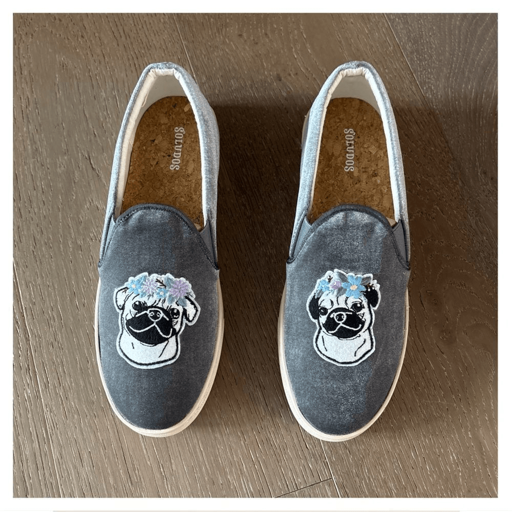Soludos Pug Sneaker in Grey Size $119
