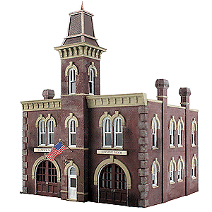 Woodland Scenics 5034 HO Scale Firehouse - Built-&-Ready Assembled - Picture 1 of 1