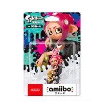 Pink Octoling Girl Nintendo Amiibo Game Piece Figure Splatoon 2 Series Octopus