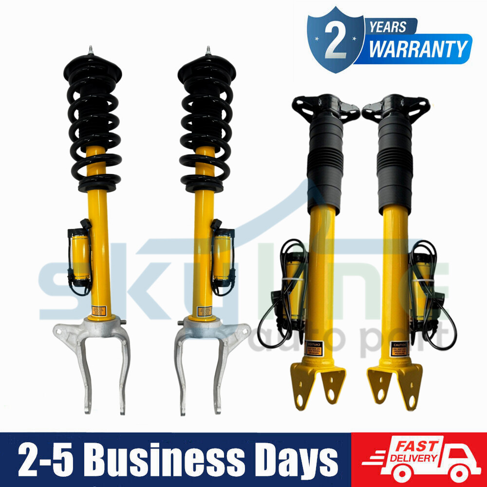 4Pcs Front Rear Shock Strut Assys Electric Fit Jeep Grand Cherokee SRT 2016-2022