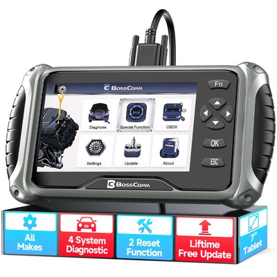 ABS SRS ENGINE Transmission OBDII Auto Diagnostic Tool Scanner Oil Reset TPS