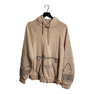 Adidas Adicolor Trefoil Adidas Trefoil Hoodie Beige Adidas