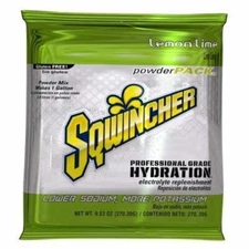 Electrolyte Replenishment Drink Mix Sqwincher Powder Pack Lemon-Lime Flavor 9.53