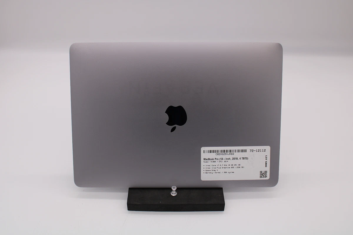 MacBook Pro 13 2018 BTO/CTO i7 2.7GHz 16GB 256GB Space Gray