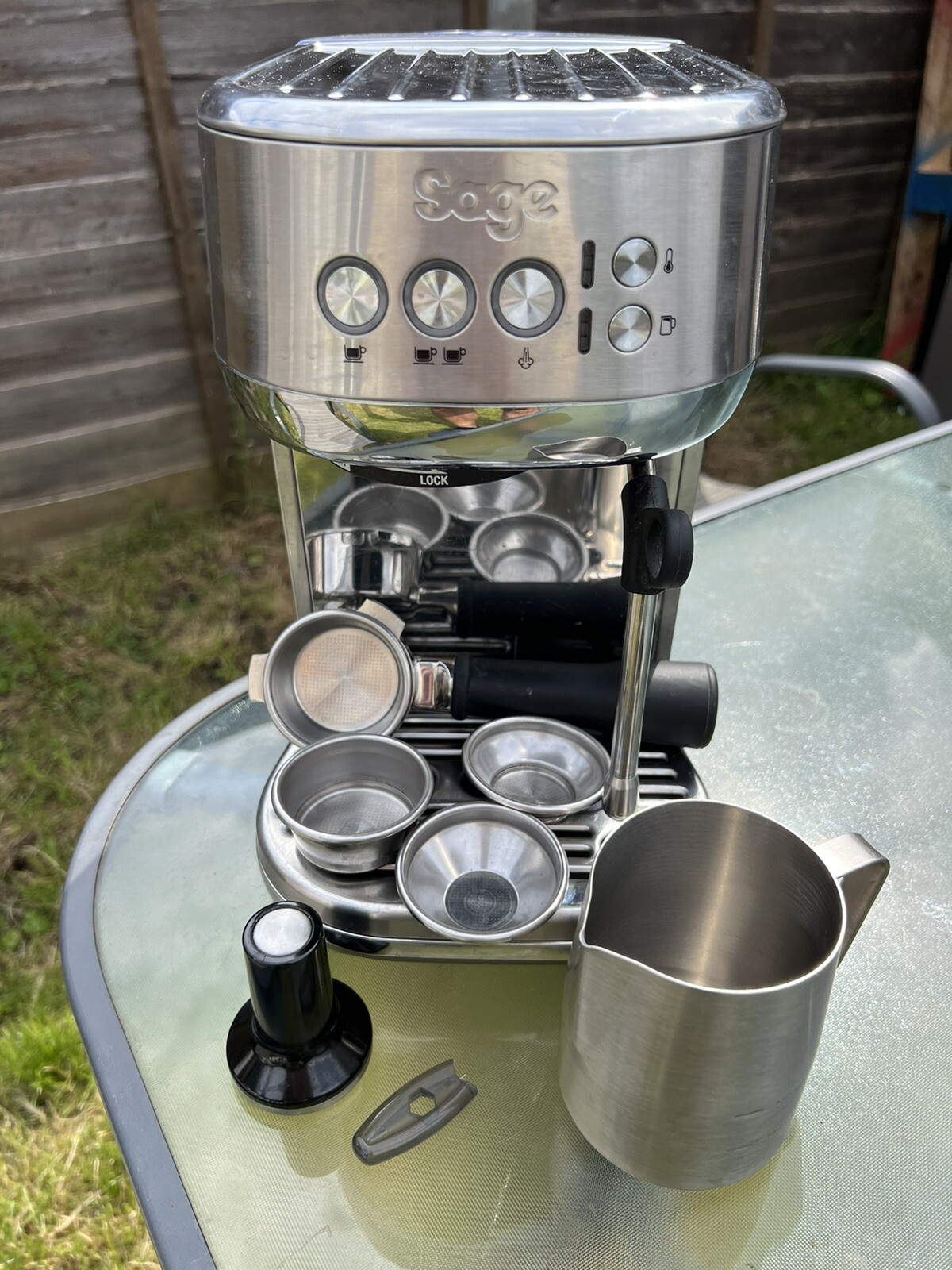 Sage The Bambino Plus Espresso Coffee Machine SES500BSS Brushed