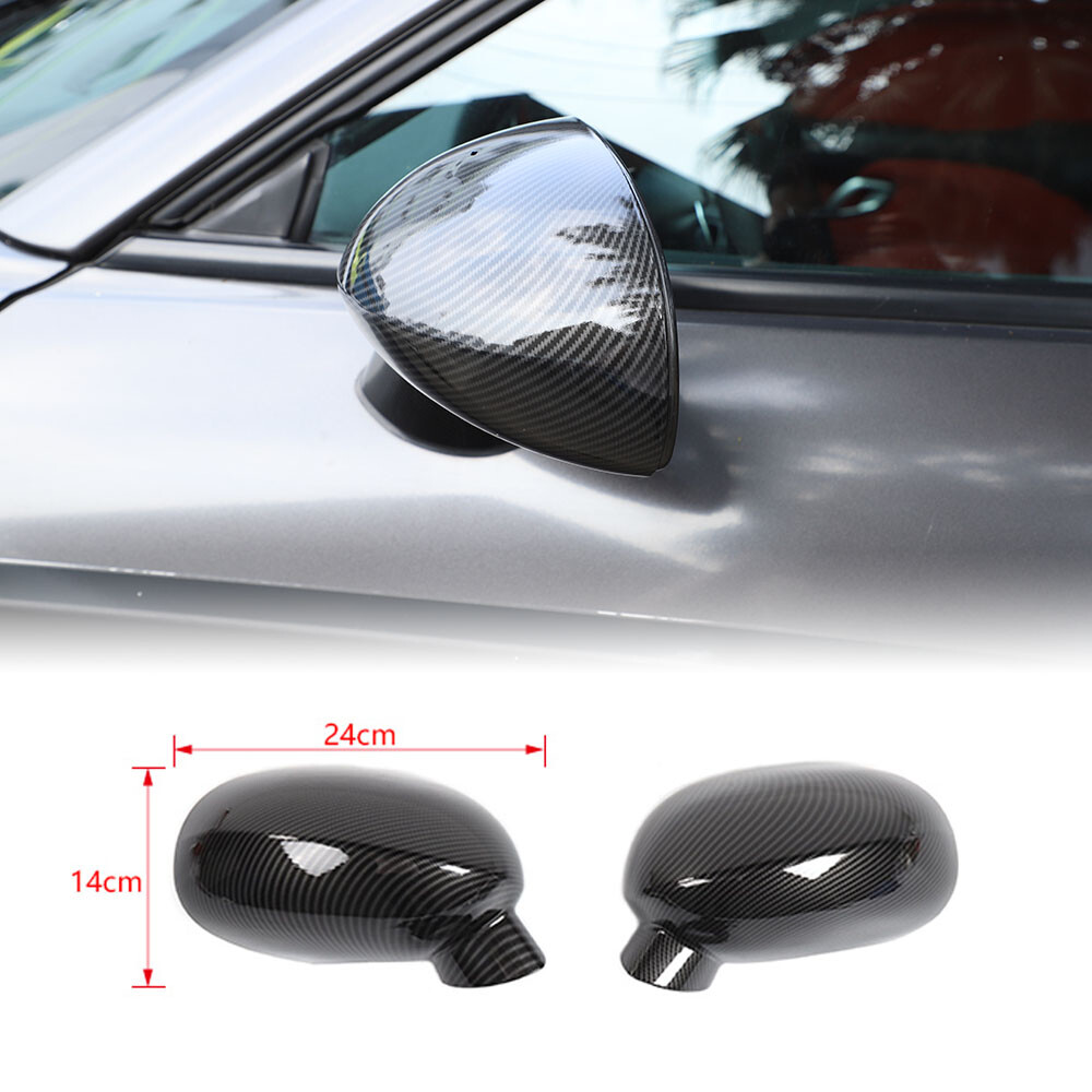 2pcs Side Door Mirror Covers Shell Rearview Mirror Cap For Dodge Charger 2010 E - Foto 8