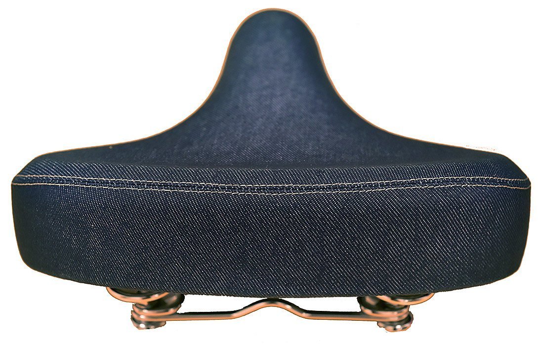 Velo Denim Seat Saddle witn suspension Comfort Beach Cruiser Bike Made in Taiwan