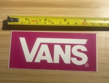 VANS Skateboard Shoe s Pinkish White STICKER / DECAL