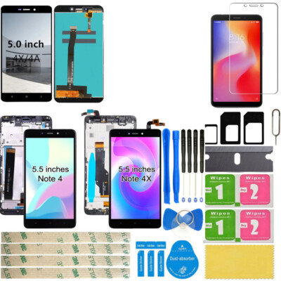 Für Xiaomi Redmi Note 4 / 4X / 4A LCD Display Touch Screen Digitizer + Rahmen