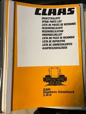 CLAAS Ersatzteilliste Klappbares Schneidwerk 5,40 m Original Ungebraucht