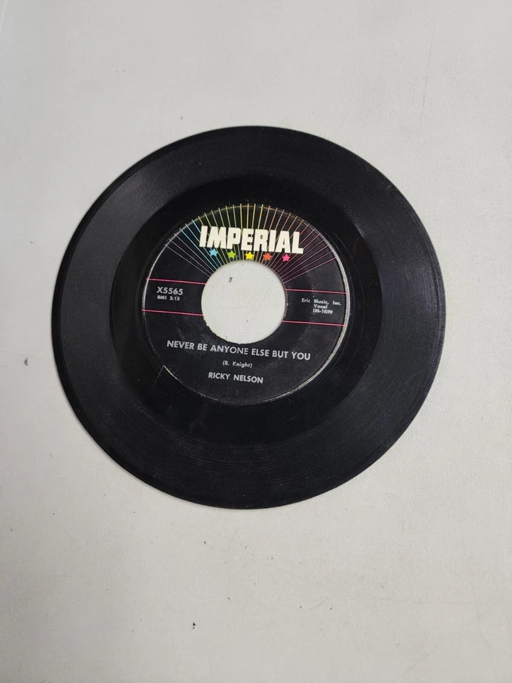 Ricky Nelson - It's Late - Imperial (45RPM 7")(AA105) - Image 2 of 3