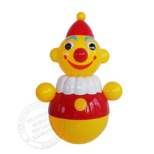 Stojący klaun lalka stojąca lalka muzyczna lalka chwiejna lalka Неваляшка lalka 30cm