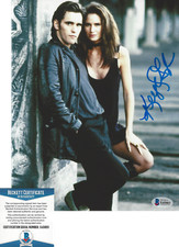 KELLY LYNCH SIGNED 'DRUGSTORE COWBOY' 8x10 MOVIE PHOTO ACTRESS BECKETT COA BAS