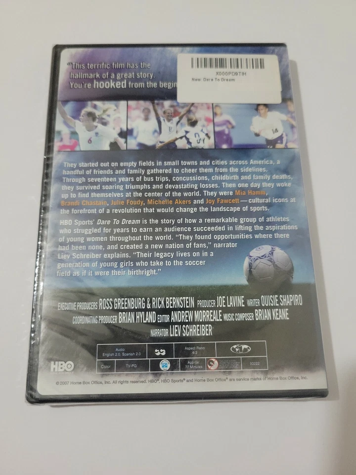 HBO Sports Presents Dare to dream New DVD U.S. Women's Soccer Foto 2 de 2