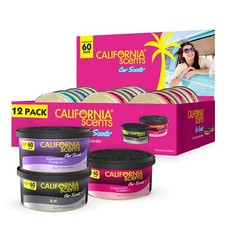 California Scents Assorted Car Air Fresheners 12 Pack 1.5 Ounce Cans