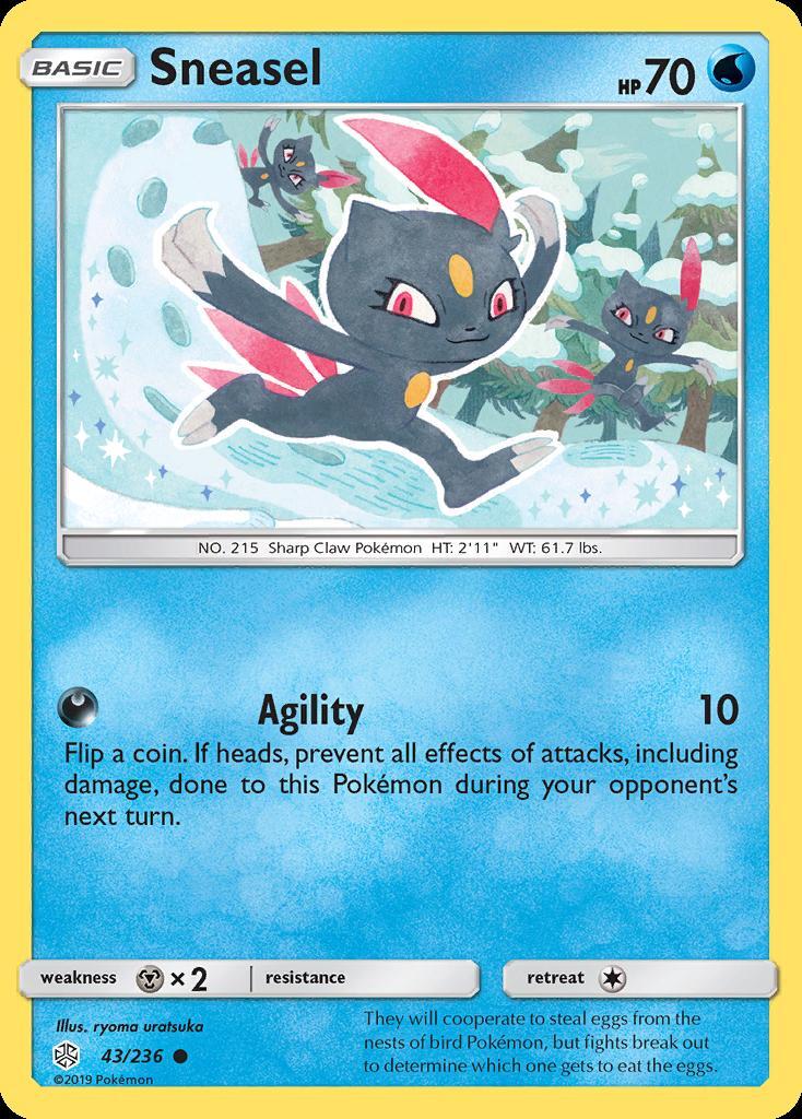 Pokemon Sneasel (43/271) Cosmic Eclipse LP