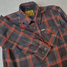 DIXXON Flannel Men's Size Small Yellow Label - OG Black Red Gray Plaid
