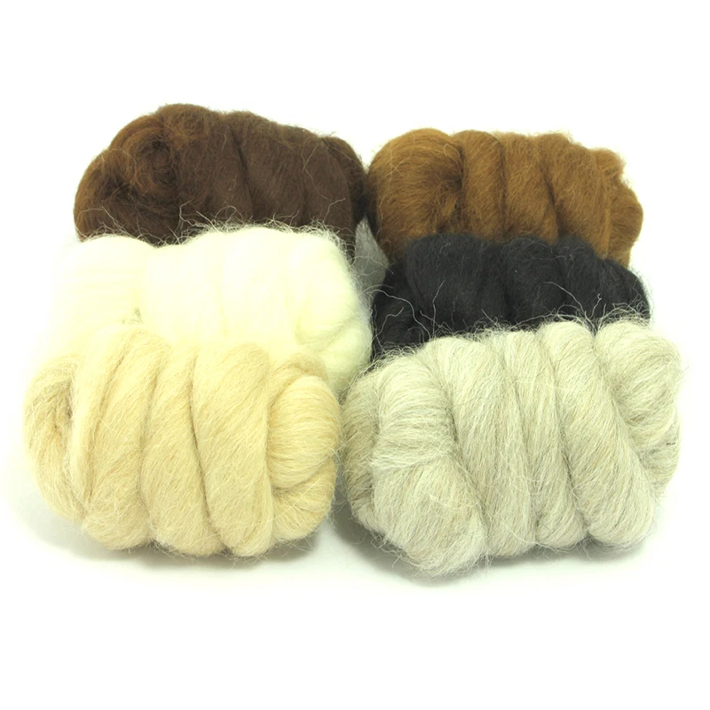 Heidifeathers® Baby Alpaca Wool Roving, Felting Wool Tops - Choose From 6 Shades - Image 4 of 4