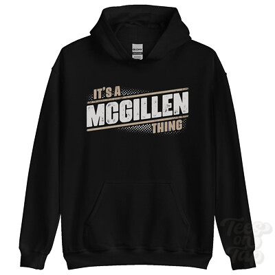 ITS A MCGILLEN THING HOODIE Name Nachname lustig Familie Hoody Geschenkidee