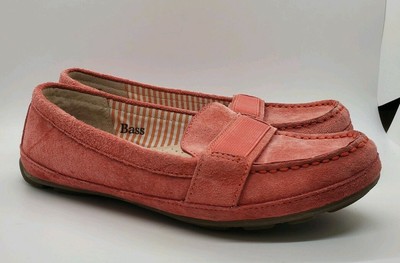 salmon pink loafers