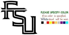 FSU Vinyl Decal Sticker Car Truck Window Bumper Various sizes