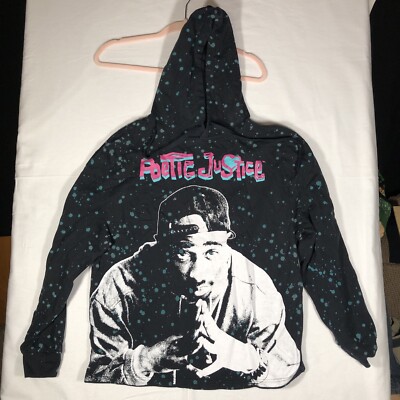 2Pac Poetic Justice Hoodie Black Size M