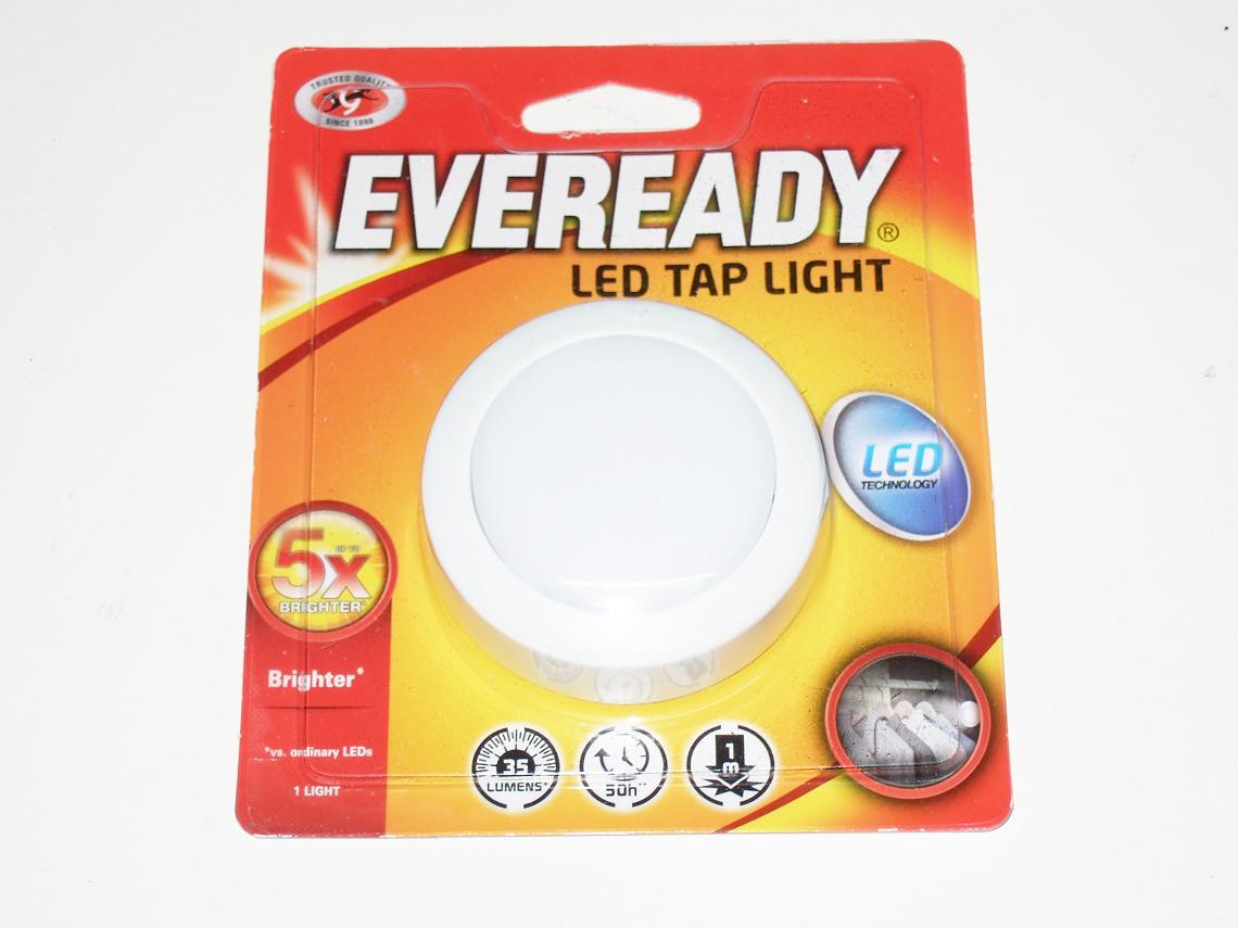 New Eveready TAPR22 LED Tap Light 35 lumens Easy Light eBay