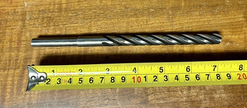 Fresa fine asso, .429", spirale, lunghezza 7 3/8" - Foto 1 di 2