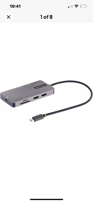 StarTech USB C Multiport Adapter Dual HDMI 100W Mini Dock New No Packaging