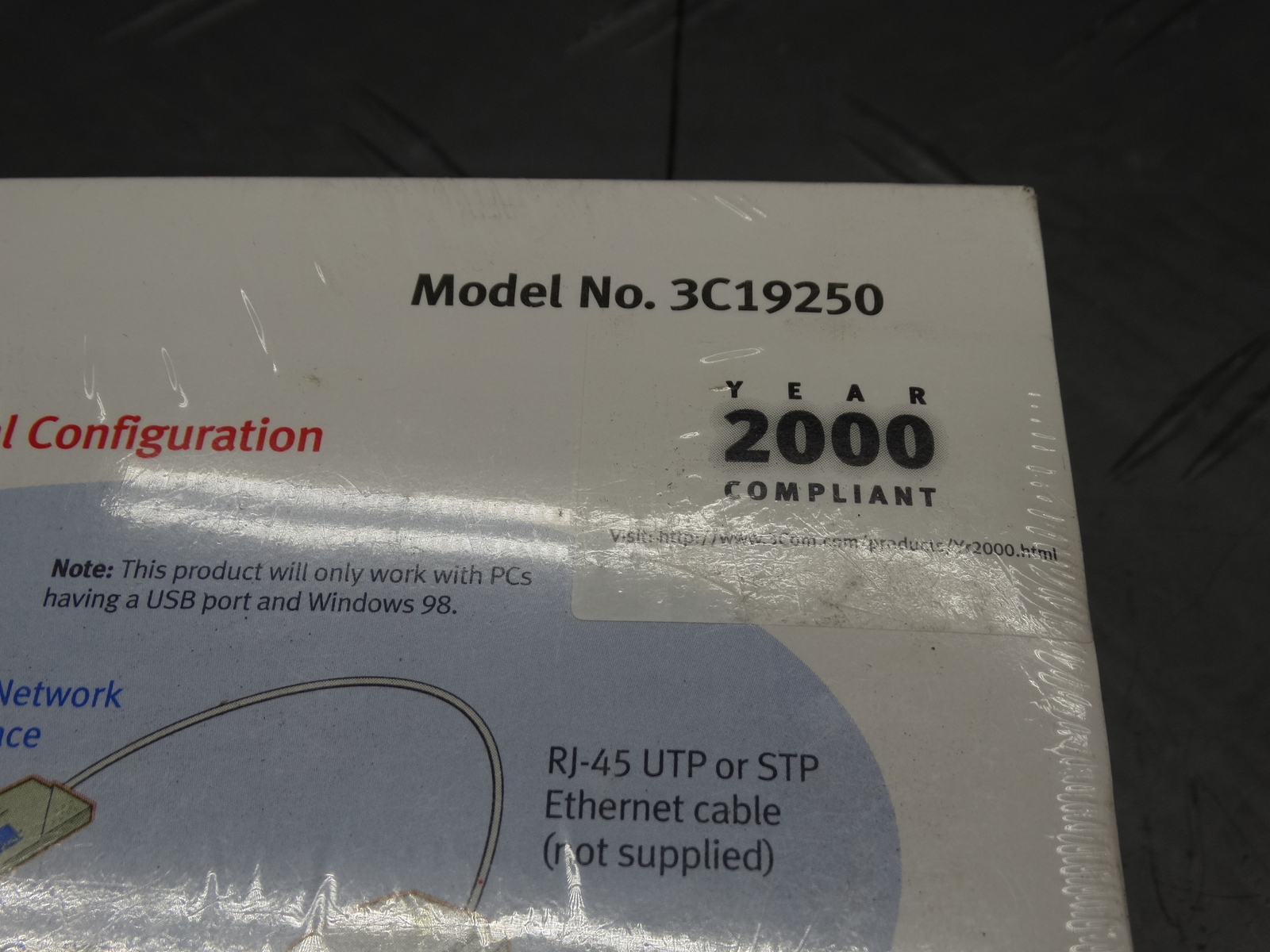 3Com USB Network Interface USB to RJ45 Original Seal Vintage 3C19250 | eBay