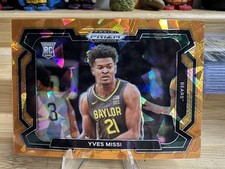 Yves Missi (RC) Orange Ice Variations 2024-25 Panini Prizm Draft Picks #54