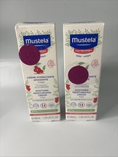 2 PACK Mustela Baby Soothing Moisturizing Cream 1.35 oz 40mL Sealed NEW