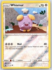 Whismur 117/168 Reverse Holo Near Mint SM Celestial Storm Pokemon 2018 Asako Ito on eBay