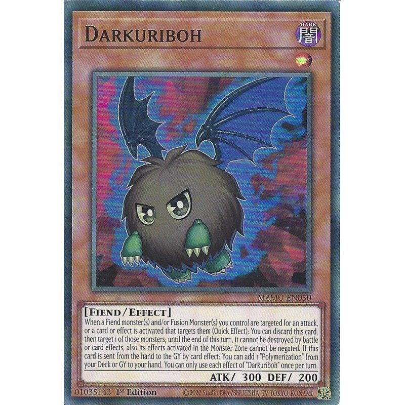 MZMU-EN050 Darkuriboh : Super Rare Card : 1st Edition : YuGiOh TCG