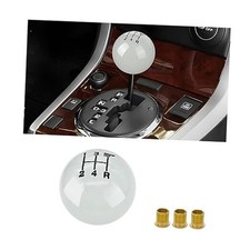 Car Gear Shifter Head, Resin 5 Speed Shifter Knobs with 3 Adapters, Blue