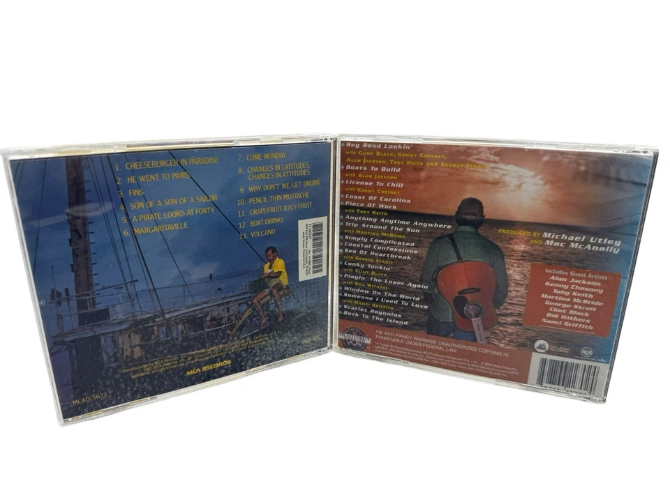 Jimmy Buffet 2 CD  License To Chill & Songs You Know By Heart Foto 4 de 4