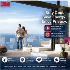 3m Window Tint Film Sun Control Uv Protect Energy Saving Pr-70 60 In X 100 Ft 3m Window Tint Film Sun Control Uv Protect Energy Saving Pr-70 60 In X 100 Ft