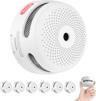 X-Sense Smoke Alarm XS01 10-Year Battery Fire Detector EN14604 6 Pack