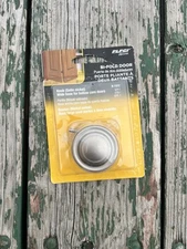 PRIME LINE N 7372 Bi-Fold Door Knob, 1-11/16", Satin Nickel