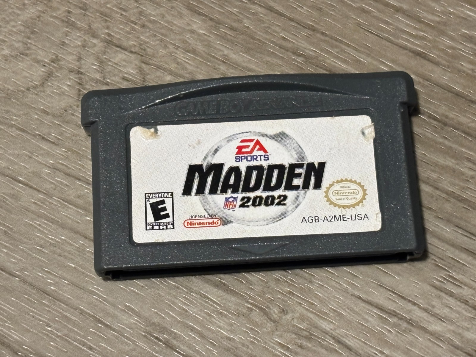 Madden NFL 2002 Nintendo Game Boy Advance GBA Cleaned & Tested Authentic