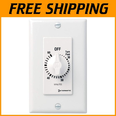 #ad No Electricity Operation Timer Switch 60 Min White $79.25